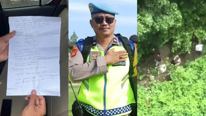 ULAH PATI - Situasi proses evakuasi jenazah Aipda AES setelah melakukan ulah pati di Jembatan Tukad Bangkung pada Minggu 16 Maret 2025. Sosok Aipda AES semasa hidup dan surat wasiat.