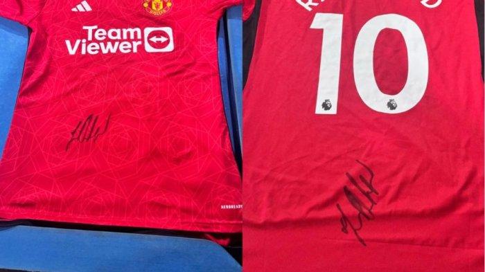 Seorang warga di Bali, Andreas Wattimury, beruntung bisa bertemu penyerang Manchester United, Marcus Rashford saat liburan ke Bali.