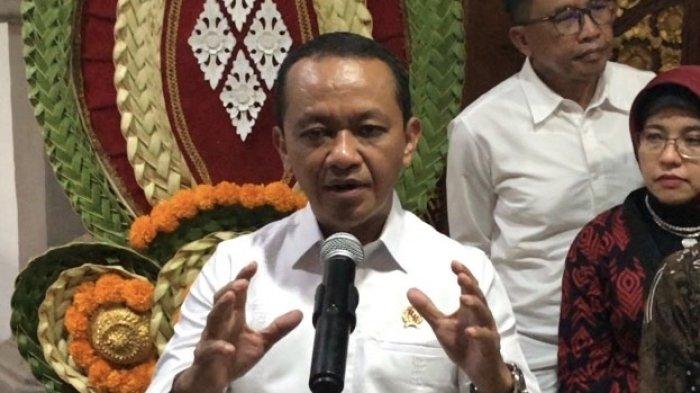 BAHLIL - Selain dihadiri Pj Gubernur Bali SM Mahendra Jaya, acara itu dihadiri Menteri PPN/Kepala Bappenas Suharso Monoarfa dan Menteri Investasi/Kepala BKPM Bahlil Lahadalia.