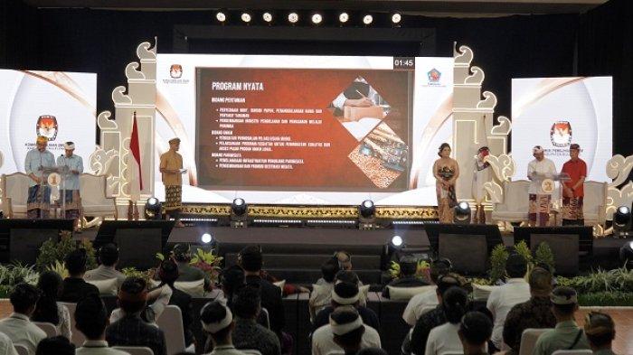 Suasana saat debat ketiga calon kepala daerah Buleleng, Rabu (20/11/2024)