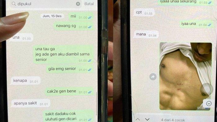 Putu Satria diketahui sempat curhat ke kesasihnya, dan mengaku sering menjadi sasaran pemukulan oleh seniornya.

Bahkan Putu Satria sempat menunjukan foto ulu hatinya yang lebam, akibat penganiayaan sekitar bulan Desember lalu.