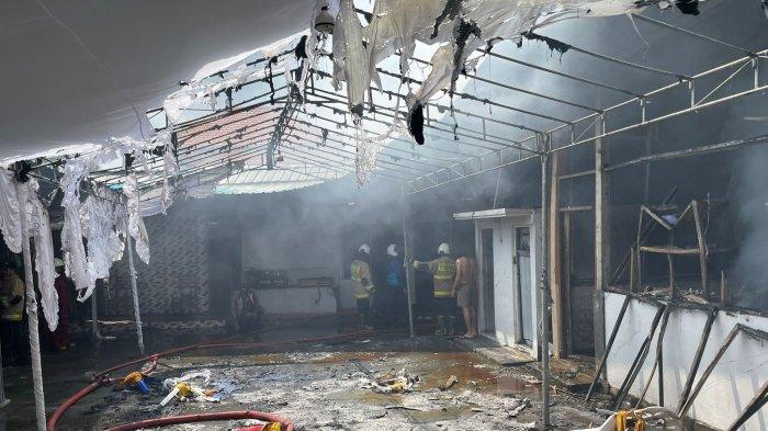 Kondisi bangunan Panti Asuhan Wisma Anak-anak Harapan Dalung yang terbakar pada Sabtu 3 Agustus 2024.