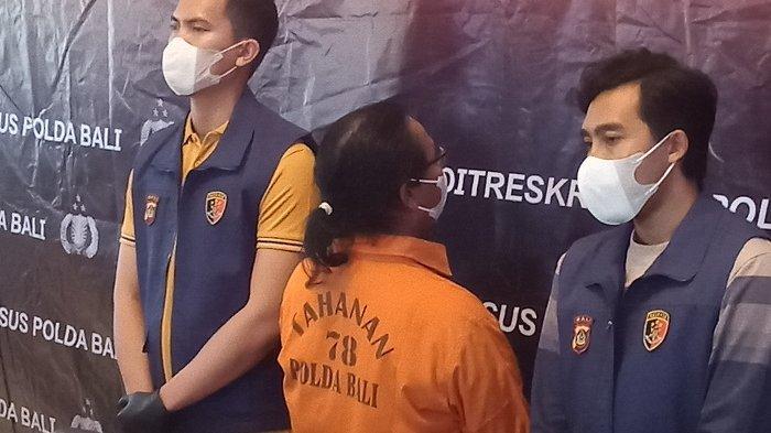 Tersangka dugaan tipikor, Perbekel Bongkasa, I Ketut Luki (59).