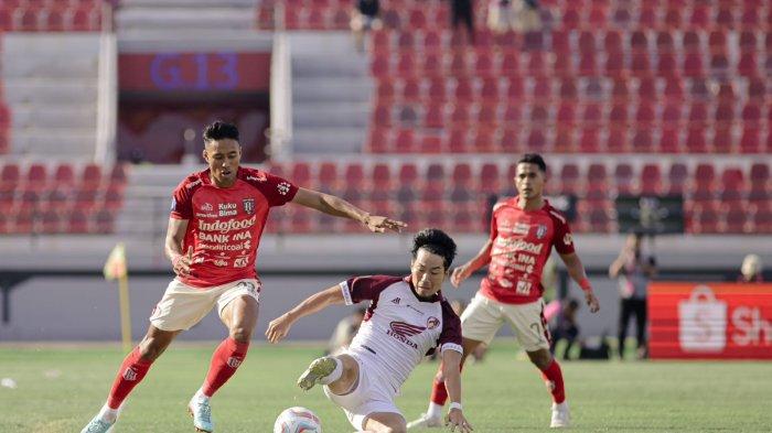 Laga Bali United VS PSM Makassar.