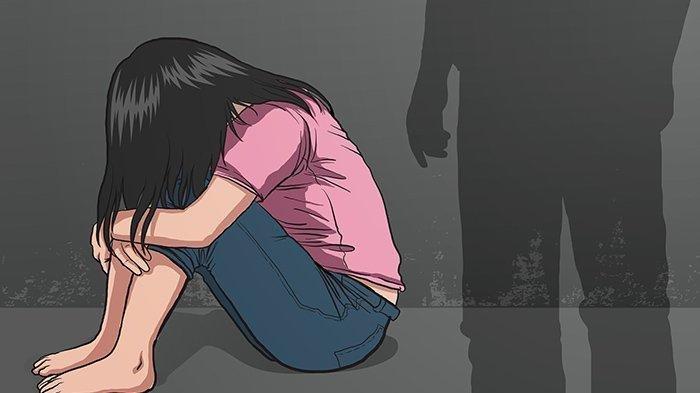 ILUSTRASI - Seorang gadis di bawah umur, usia 13 digauli dua pemuda inisial RW (21) dan DS (17).