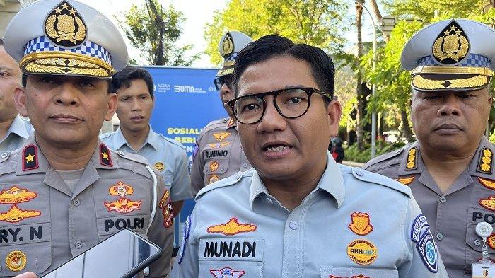 Direktur Hubungan Kelembagaan Jasa Raharja Munadi Herlambang. Sebut Jasa Raharja akan gandeng Kemendikbud guna membentuk kurikulum keselamatan berlalu lintas.