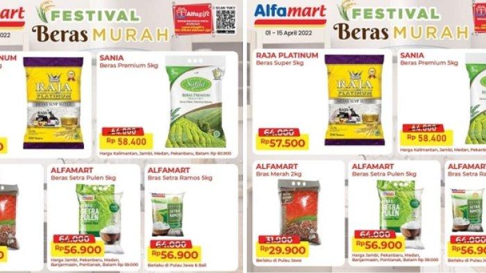 Katalog Beras Murah Alfamart hingga 15 April 2022, Beras Merah Rp29.900