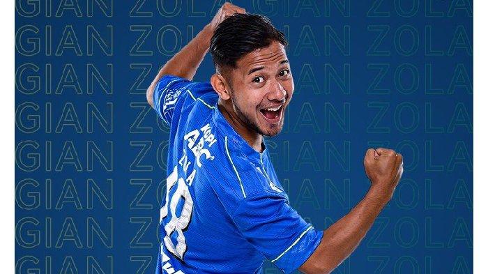 Persib Bandung melepas Gian Zola pada 5 April 2022, kontraknya diketahui telah berakhir sejak 31 Maret 2022.