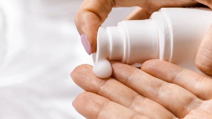 Ilustrasi pakai lotion 
