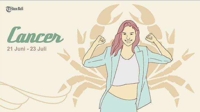 Ilustrasi zodiak cancer. Cancer termasuk satu dari 4 zodiak yang setia menurut astrologi