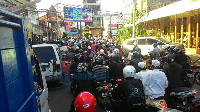 CANGGU - Masalah kemacetan di Canggu, Kuta Utara hingga saat ini belum ada solusi.