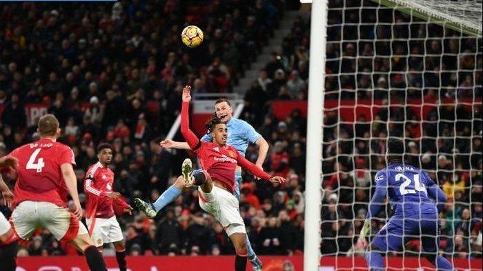 Aksi pemain Manchester United saat menelan kekalahan dari Nottingham Forest pada Liga 1 musim 2024/2025