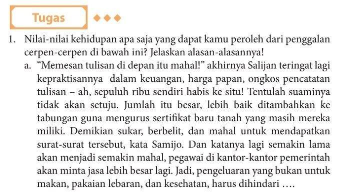 Materi bahasa indonesia cerpen kelas 11