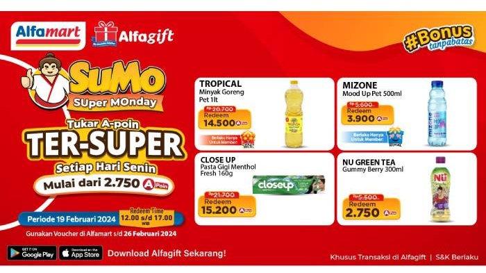 Inilah harga minyak goreng di Alfamart pada 19-26 Februari 2024.