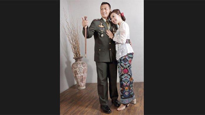 Pasangan Letnan Kolonel Inf Teguh Dwi Raharja Ssos dan Luh Hesti Ranitasari, SE, MM.