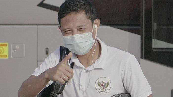 Pemain Timnas Indonesia Evan Dimas.
