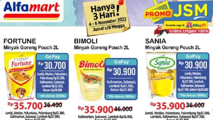 MINYAK MURAH, Promo JSM Alfamart 5 November 2022, Bimoli Sunco Tropical