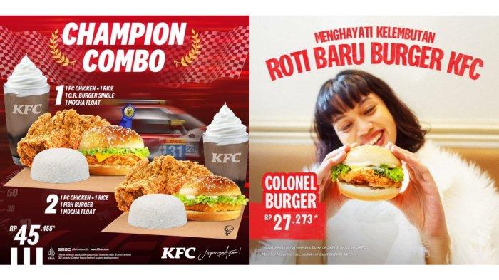 Promo KFC 8 Juli 2022, Dua Menu Combo Rp45.455, Burger dan Coca-cola ...