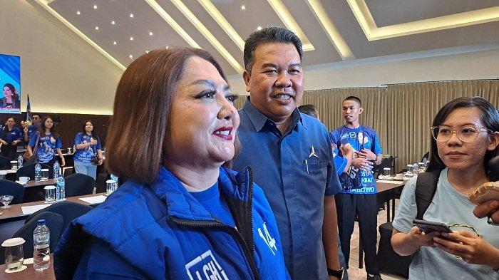 Luh Gede Herryani saat ditemui usai acara pendidikan politik, Kamis (26/12/2024).