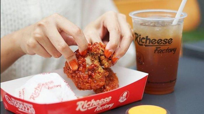 Promo Richeese Factory Khusus Pesan Antar: Burger, Kentang dan Minuman ...