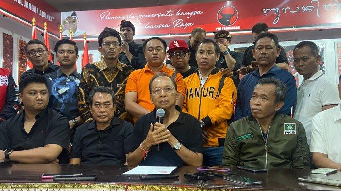 Jumpa Pers Koster di DPD PDIP Bali pada, Rabu 27 November 2024.