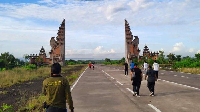 KELANJUTAN PROYEK - Suasana di kawasan proyek PKB Eks Galian C Klungkung, Jumat (3/5).