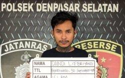 MALING SEPEDA MOTOR - Dandi (26) tersangka Curanmor di Kota Denpasar, yang melakukan pencurian pada Minggu 12 Januari 2025 dengan korban kakak mantan pacarnya.