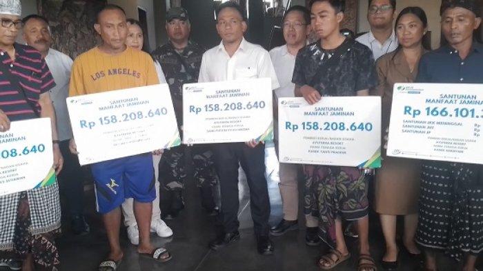 Total santunan pada masing-masing korban jiwa mencapai Rp 200 juta. Adapun rinciannya santunan yang diberikan oleh manajemen resort sebesar Rp 40 juta.