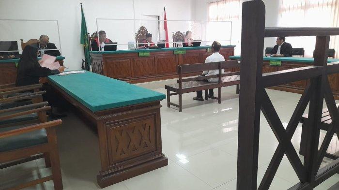 Suasana sidang vonis terdakwa Sahadi. Selasa (14/1/2025).