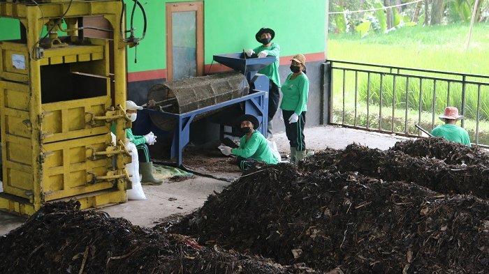 TPS3R tempat pengolahan sampah di Desa Keliki.