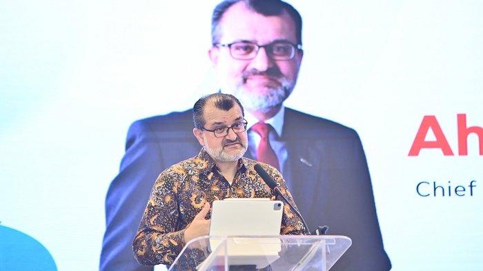 Sambutan Ahmir ud Deen, Chief Operations Officer Prudential Syariah, dalam acara peluncuran kerja sama strategis antara Prudential Indonesia dan Prudential Syariah dengan Bali International Hospital di Sanur, Bali, 12 Juli 2025.