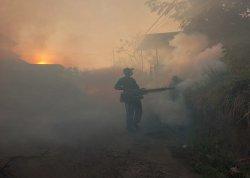 AKSI FOGGING - Dinkes Buleleng lakukan sejumlah upaya antisipasi untuk cegah ledakan kasus DBD baru-baru ini.