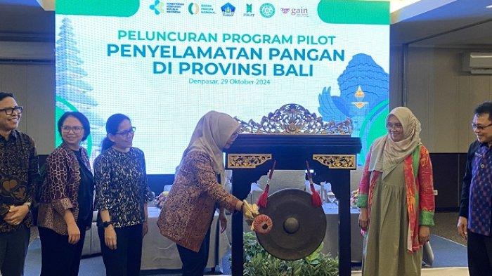 Peluncuran Program Pilot Penyelamatan Pangan untuk Memantapkan Ketahanan Pangan dan Gizi di Provinsi Bali, Selasa (29/10). Lahan pertanian di Bali mengalami alih fungsi yang besar selama 10 tahun terakhir. 