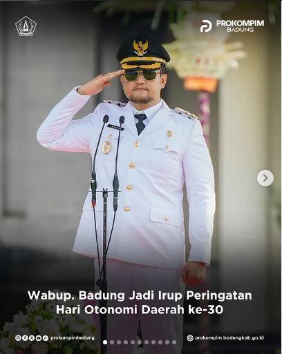Wabup. Badung Jadi Irup Peringatan Hari Otonomi Daerah ke-30 Maksimalkan Pelayanan Publik dan Kesejahteraan Masyarakat