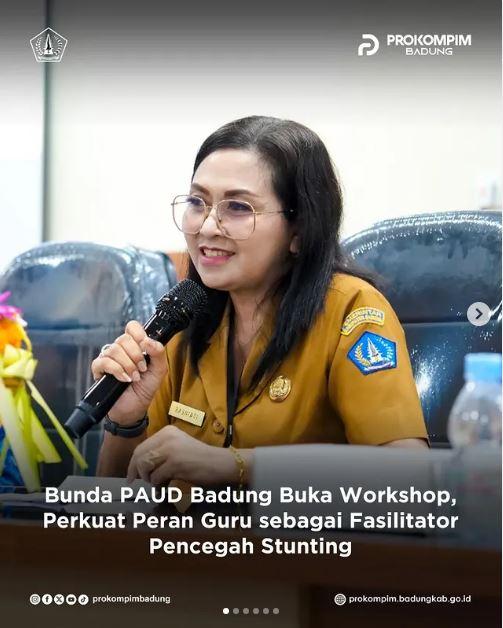Bunda PAUD Badung Buka Workshop, Perkuat Peran Guru sebagai Fasilitator Pencegah Stunting