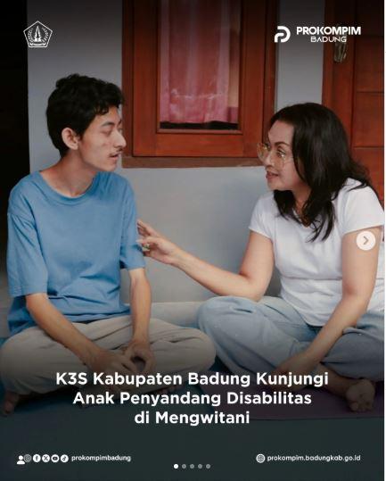 K3S Kabupaten Badung Kunjungi Anak Penyandang Disabilitas di Mengwitani