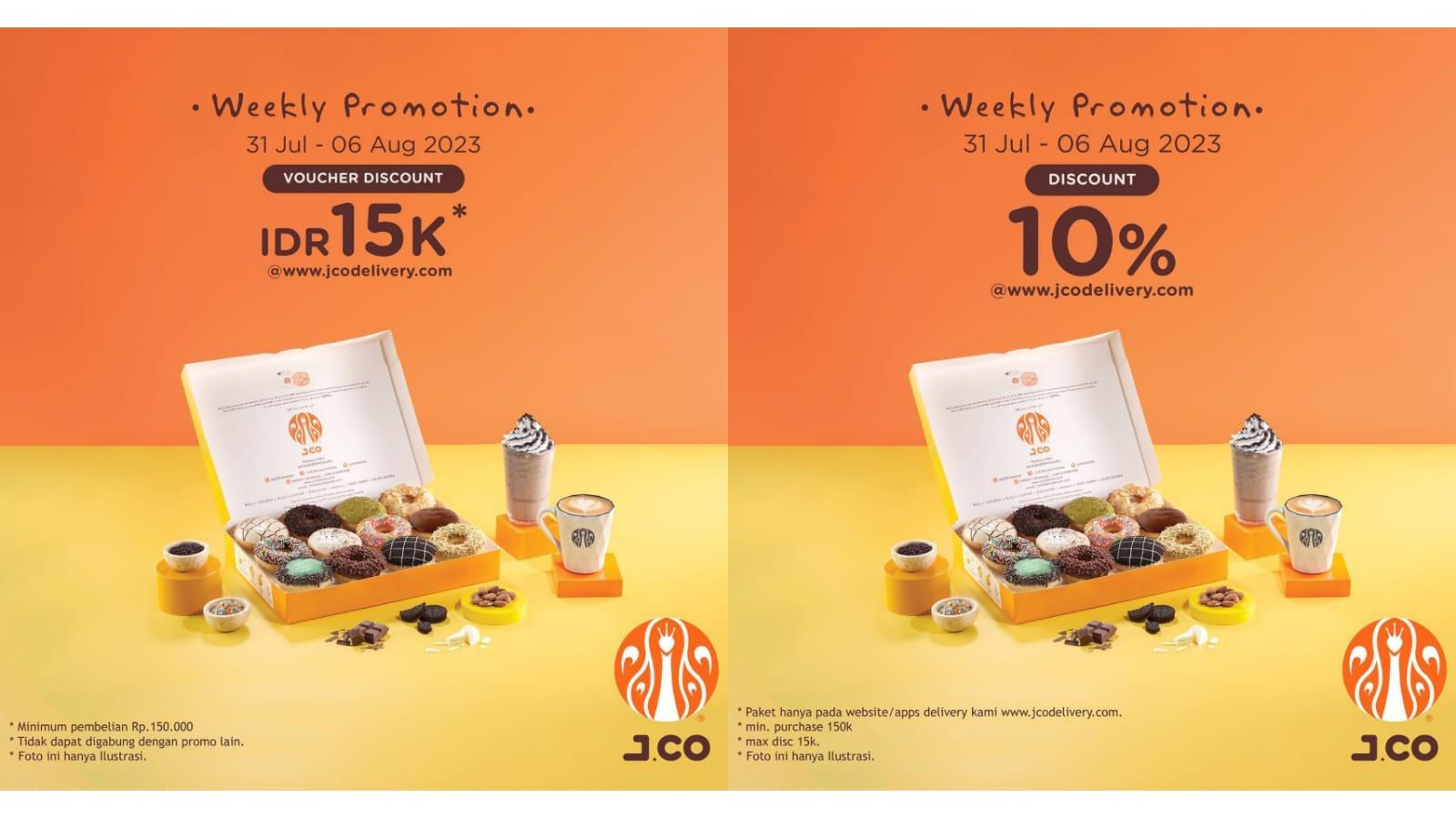 UNTUNG! 3 Promo J.CO Agustus 2023, Dapatkan Voucher Diskon Terbatas ...