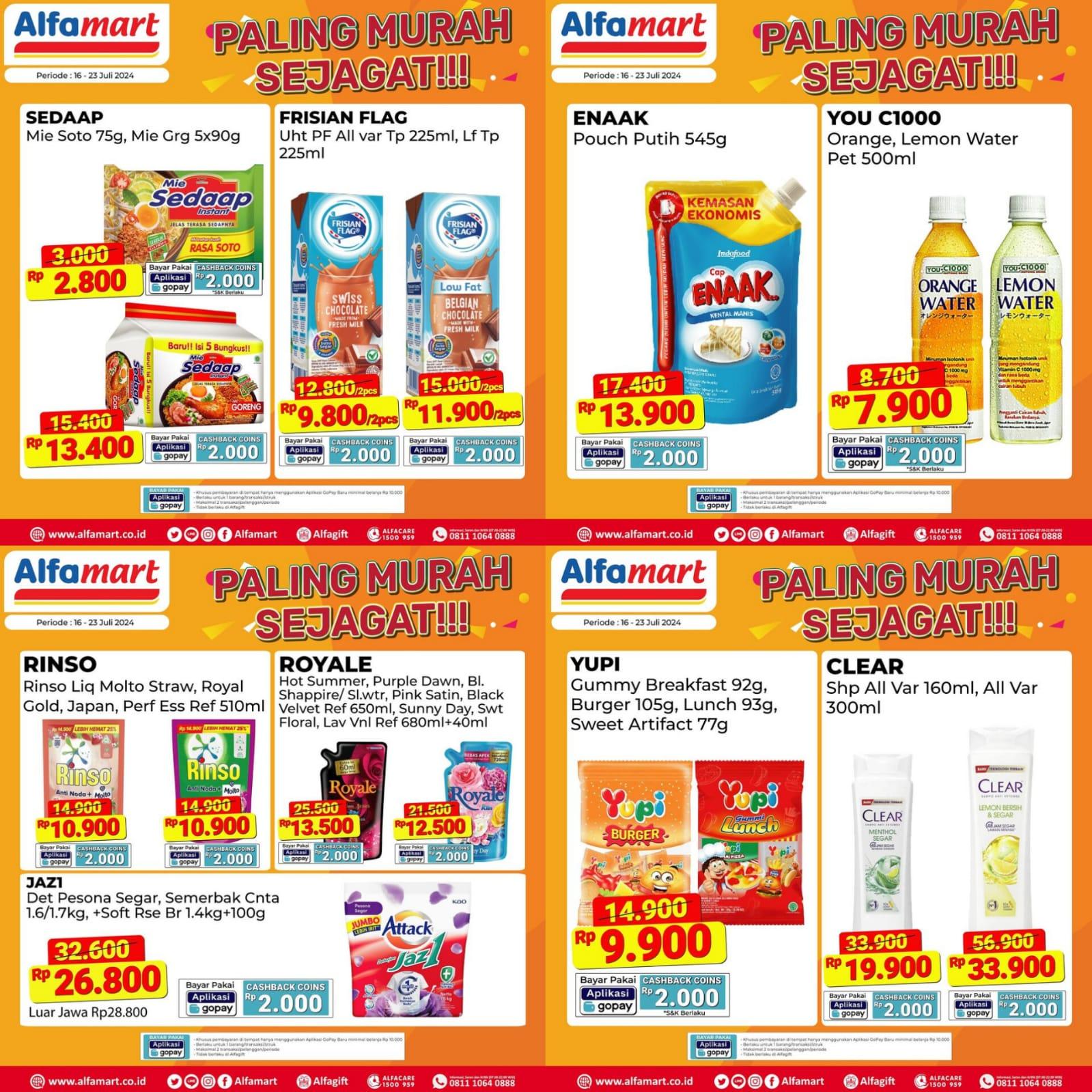 PROMO Alfamart 16-23 Juli 2024, Clear Shampoo Rp 19.900, Koko Krunch Beli 2 Gratis 1