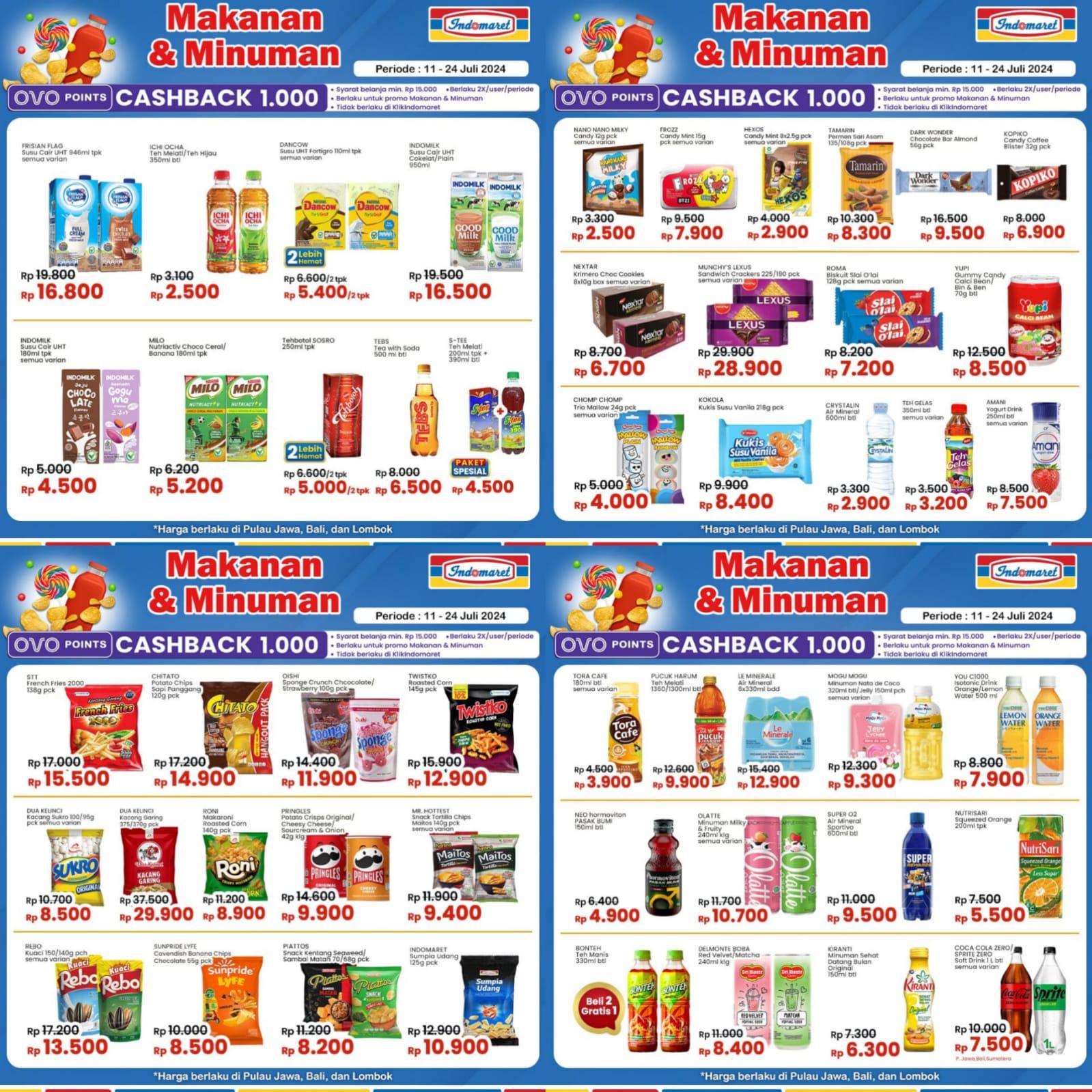 HEMAT BANGET! Promo Indomaret 11-24 Juli 2024, TARO Rp 9.100, 2 Cup Mie Sedaap Rp 9.700