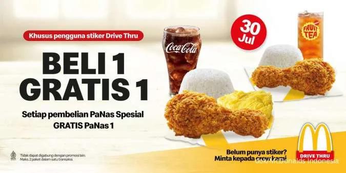 BANYAK DISKON! Promo McD Besok 30 Juli 2023, Beli 1 PaNas Spesial Gratis 1 PaNas 1
