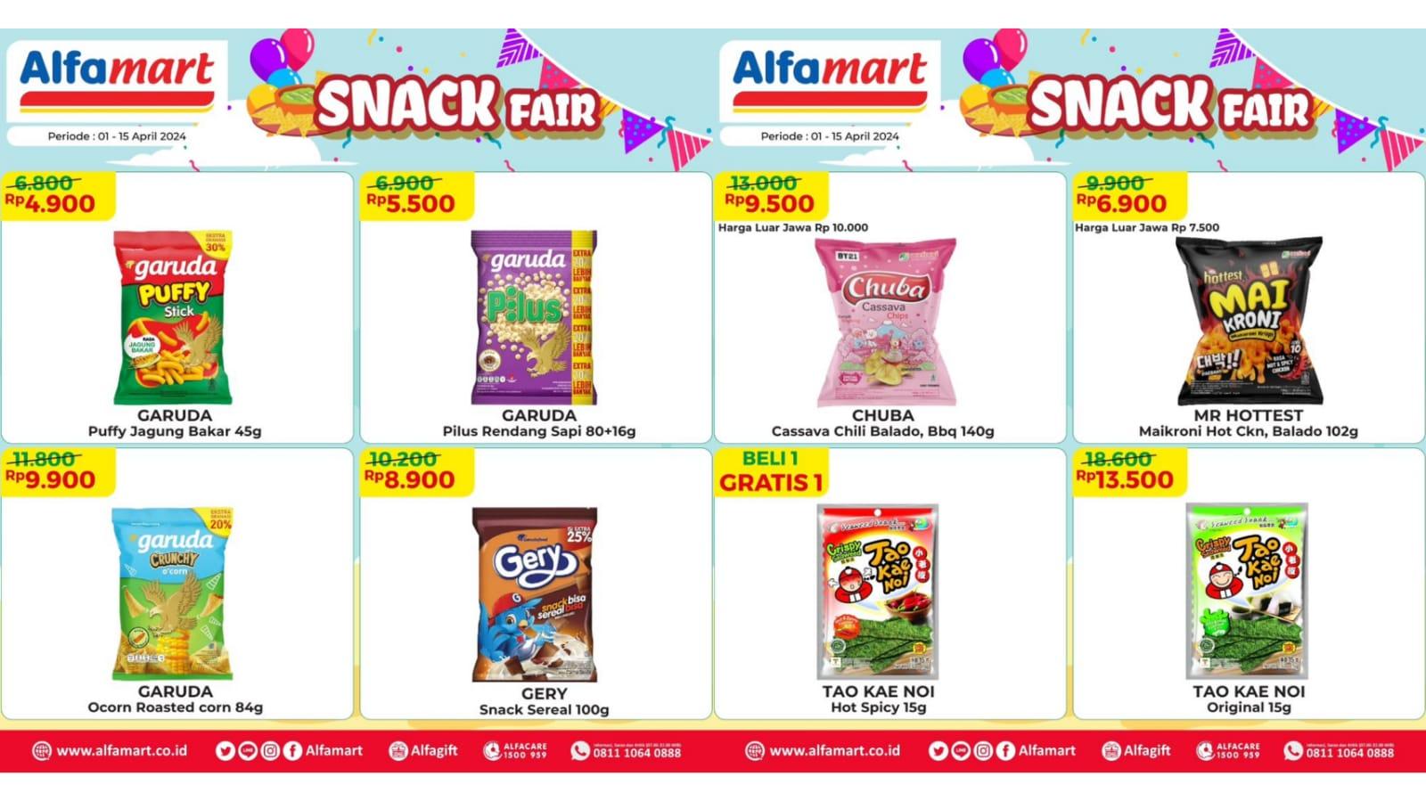 DISKON Lebaran! Promo JSM Alfamart 12-14 April 2024, Marjan Sirup Rp 21.400, Tango Kaleng Rp 21.500