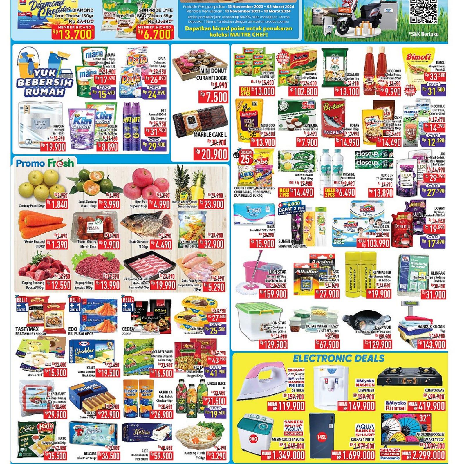 DISKON! Promo Hypermart 6-7 Desember 2023, Minyak Goreng Sania 2L Rp 31.200  Bango Rp 18.890