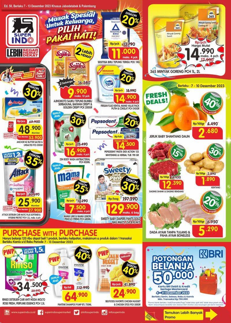 DISKON! Promo Superindo Hari Ini 11 Desember 2023, Minyak Goreng 365 Rp 14.990, Pepsodent 14.500