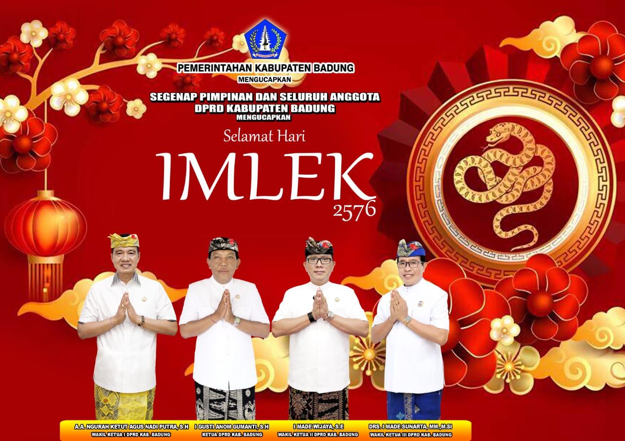 DPRD Badung Mengucapkan Selamat Hari Raya IMLEK 2576