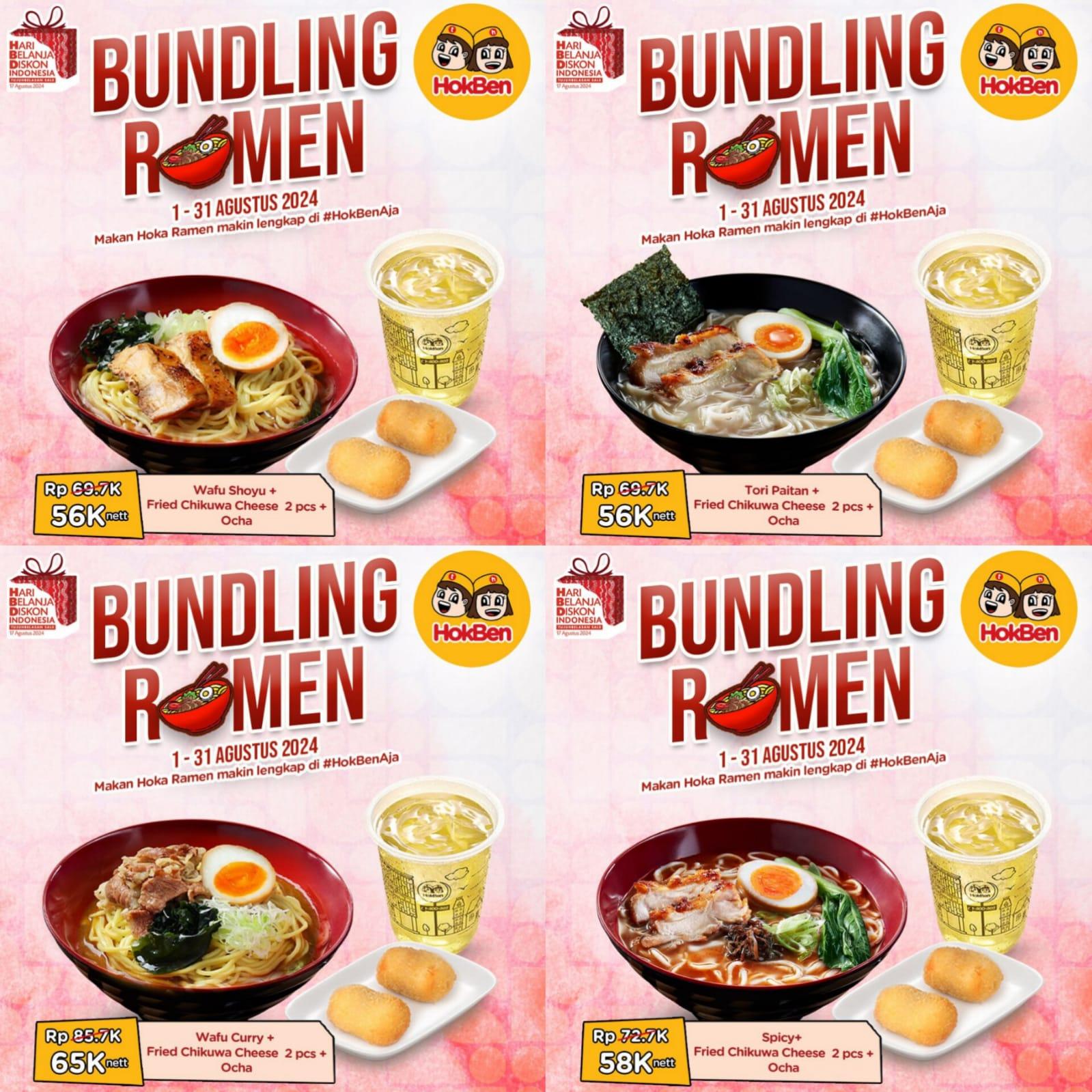 Promo ramen Hokben 17 Agustus 2024