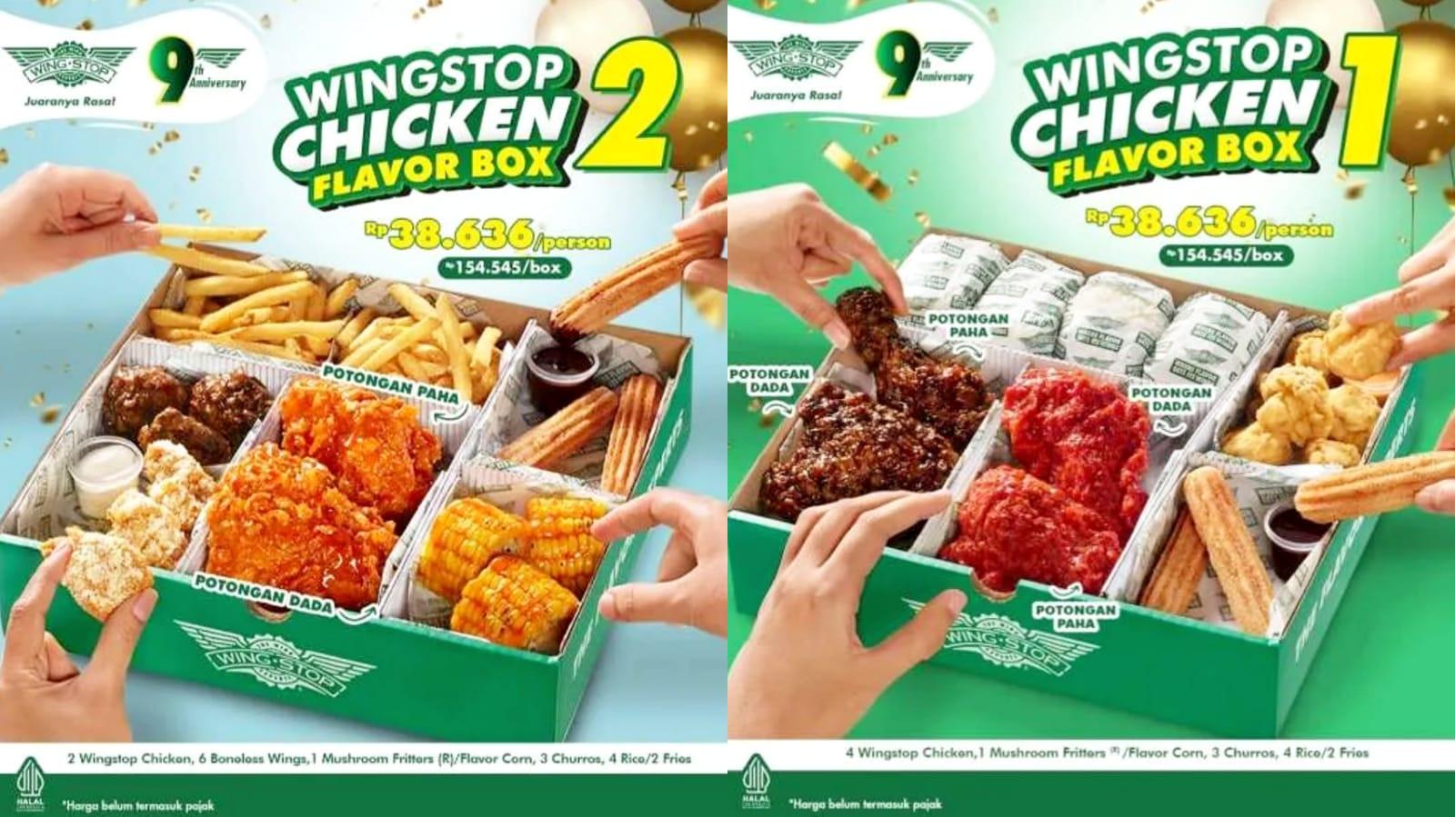 Promo Wingstop Juli 2023, Dapatkan Wingstop Chicken Meal dan Chicken Flavor Box dengan Harga Spesial