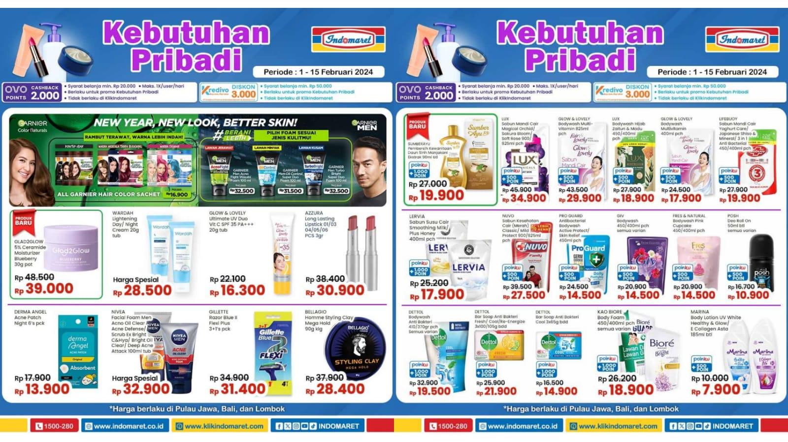 HEMAT! Promo Indomaret 12-15 Februari 2024, Garnier Men FF Rp 29.900, Minyak Goreng Filma Rp 33.700