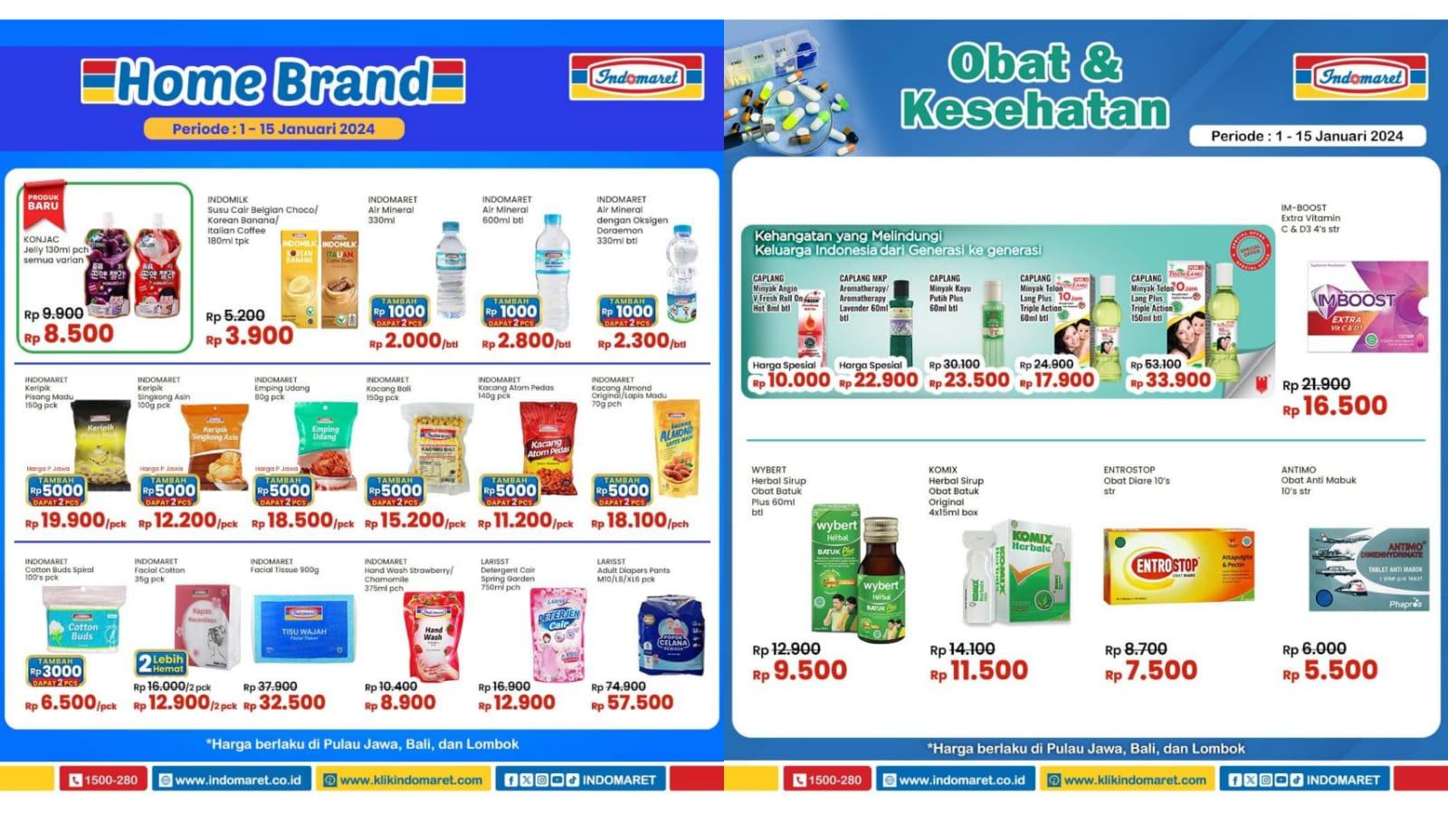 LEBIH HEMAT Promo Indomaret 3-4 Januari 2024, Minyak Goreng Sania Rp 33.300, ABC Sambal Rp 12.900