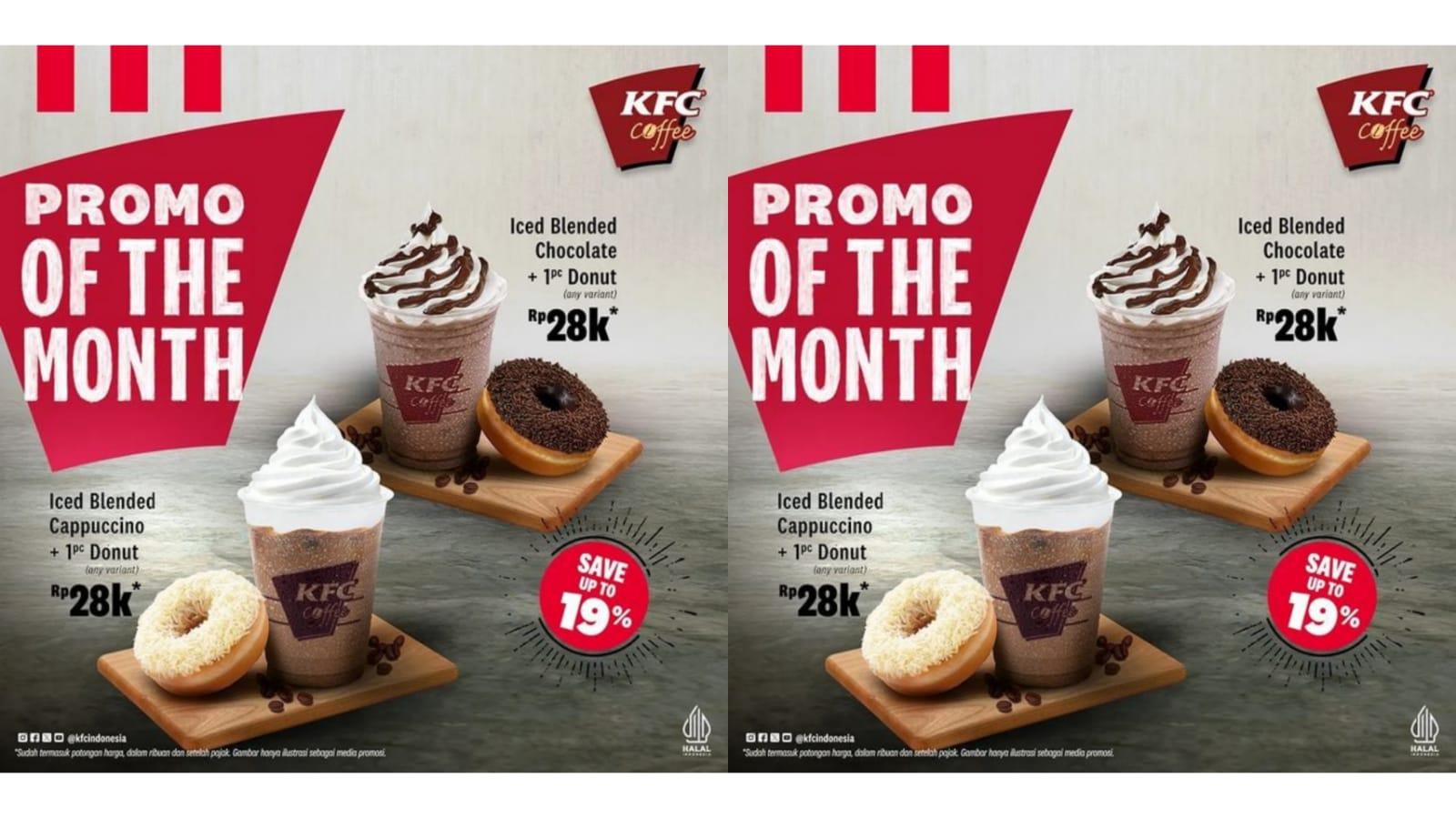 HEMAT! Promo KFC Juni 2024, Nikmati Camilan Lezat 1 Ice Blended Chocolate dan 1 Donut Rp 28 Ribuan