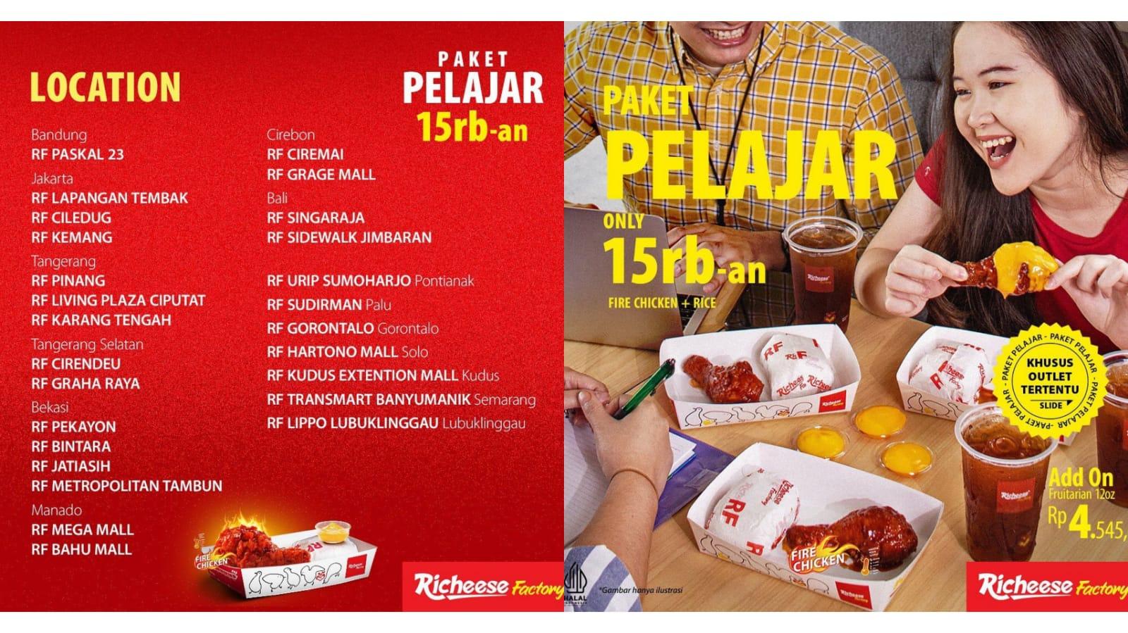 LEBIH HEMAT! Promo Richeese Agustus 2023, Dapatkan Paket Combo Sharing Ber-2 Rp 50 Ribuan